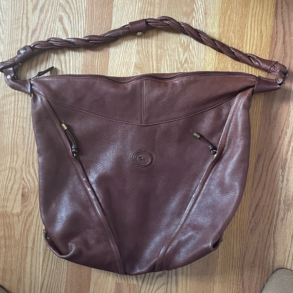 Rossi soft genuine Italian Leather slouchy purse